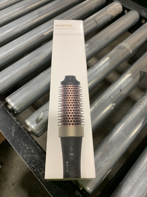 Photo 1 of Ionic Thermal Brush Blowout Hot Brush 1.5 Inch Heat Hair Curling Brush 30s Fast Heated Round Brush Hair Styling Brush Dual Voltage Hot Curling Iron Brush for Easy Blowouts Styling