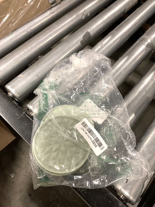 Photo 1 of Wingcases Car Coasters Silicone [4 Pack] 2.75in Universal Mats Non-Slip, Embedded Car Interior Accessories, Car Cup Holders Insert Coasters Decor?Sage Green