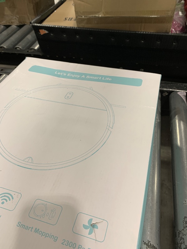 Photo 1 of Robot Vacuum and Mop Combo, 2 in 1 Mopping Robot Vacuum Cleaner with Schedule, Wi-Fi/Voice/App, Strong Suction, Easy of Use, Self-Charging Robotic Vacuum, Slim, Ideal for Hard Floor, Pet Hair, Carpet