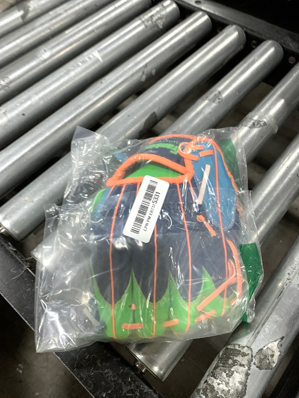 Photo 1 of Franklin Sports Baseball Gloves - Meshtek Child's Tball Glove + Ball - Boys + Girls Teeball Mitt Set - Kids + Toddler Right Hand Throw - 9.5" - Navy/Lime/Orange