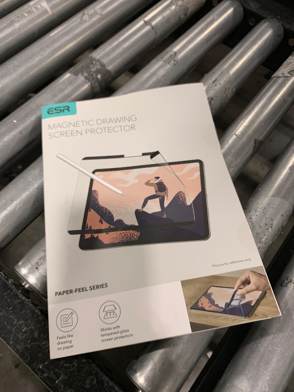 Photo 1 of ESR for iPad Pro 11 Inch M4 Paper-Feel Magnetic Screen Protector 2024, Write and Draw Like on Paper, Detachable and Reusable, Compatible with Tempered Film, Matte Finish