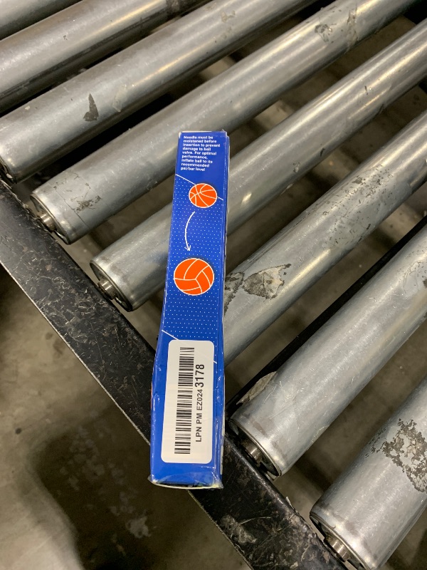 Photo 1 of SPORTBIT Ball Pump for Sports Balls - Push & Pull Inflating System - Hand Pump for All Exercise Balls - Volleyball Pump, Basketball Inflator, Football & Soccer Ball Air Pump - Goes with 5 Needles Set