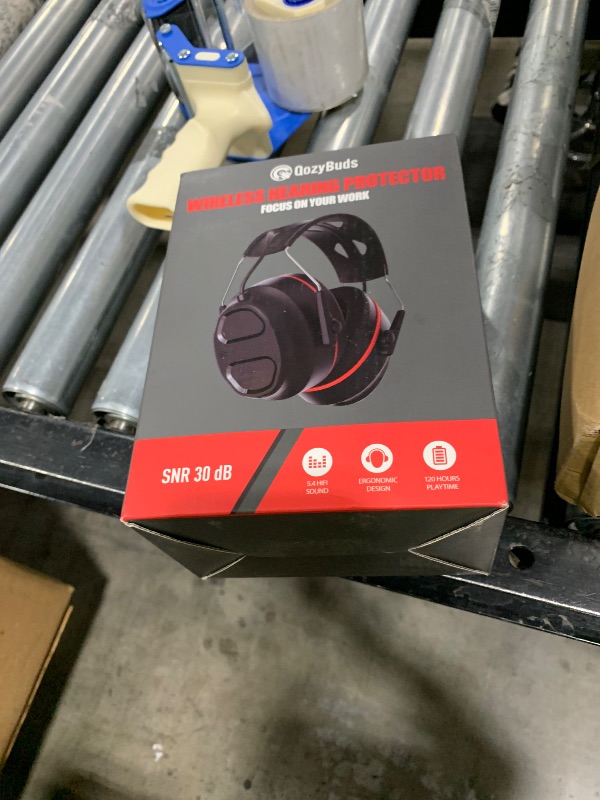 Photo 1 of Bluetooth 5.4 Hearing Protection Gel Headphones with 1200mAh Rechargeable Battery, 120H Working Time, 30dB SNR, Ear Muffs with Larger Buttons for Easy Operation, Superior Stereo Sound Quality
