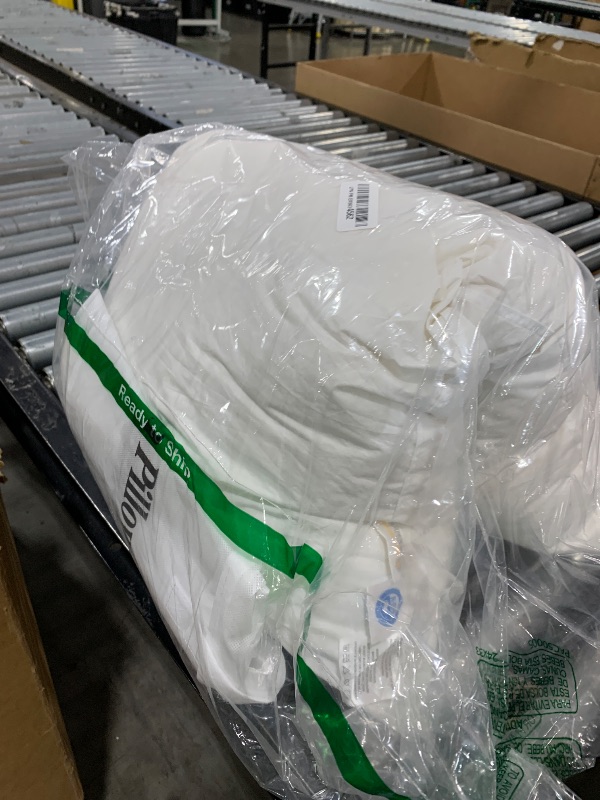 Photo 1 of Canadian White Goose Down Pillows King Size Set of 1, 1050+ Fill Power Side Sleeper Pillow for Sleeping Neck Pain Relief,100% Cotton Shell 600 Thread Count Hotel Quality Pillows?White,20" x 36"?