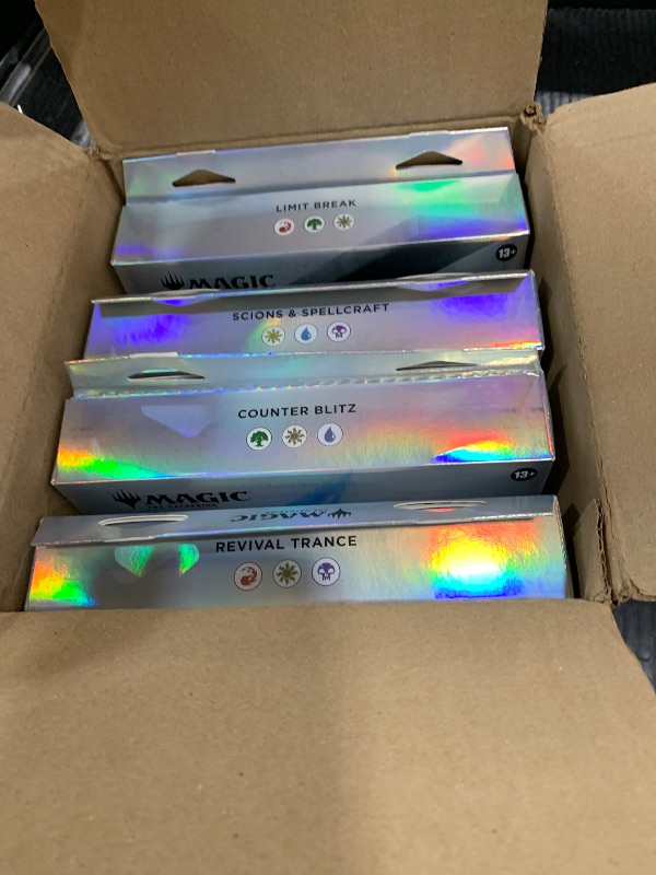 Photo 1 of Magic: The Gathering - Final Fantasy Collector’s Edition Commander Deck Bundle - Includes All 4 Surge Foil Decks