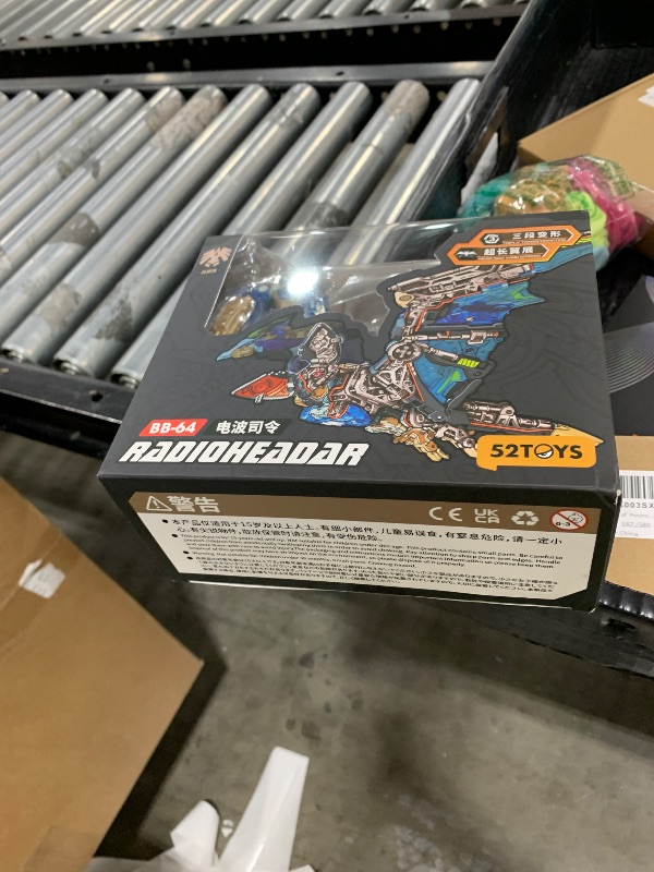 Photo 1 of 52TOYS Beastbox BB-64 Radioheadar Deformation Toys Action Figure, Converting Toys in Mecha and Cube, Perfect Birthday Party Gift for Teens and Adults, Based on Bat