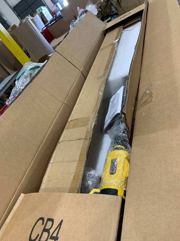 Photo 1 of IMOUMLIVE 2-IN-1 Cordless Pole Saw & Chainsaw, 8'' Cutting Brushless Electric Rotatable Saw, Oiling System, 8.3 LB Lightweight, 21V 3.0Ah Battery, 16.6-Foot Max Reach for Tree Trimming, Yellow