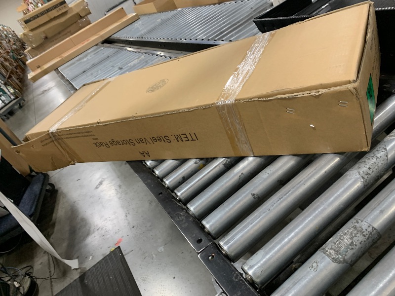 Photo 1 of TR-3-46 Refrigerant Tank Rack Steel Freon Tank Holder Rack Shelving Storage with Top Shelf for Cargo Van, 46" H x 14.7" W x 13" D