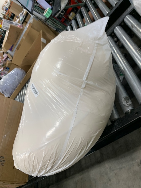 Photo 1 of HIPHOP PANDA U-Shaped Pregnancy Pillow for Sleeping - Full Body Maternity Support Pillow with Cooling Removable Cover - Comfort for Back, HIPS, Legs, Belly - 57 Inch for Pregnant Women, Ivory