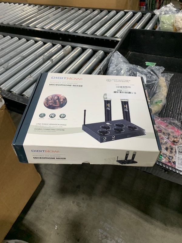 Photo 1 of DIGITNOW!Portable Karaoke Microphone Mixer System Set, with Dual UHF Wireless Mic, HDMI-ARC/Optical/AUX & HDMI In/Out in Singing Receiver for Smart TV, PC, KTV, Home Theater, Amplifier, Speaker