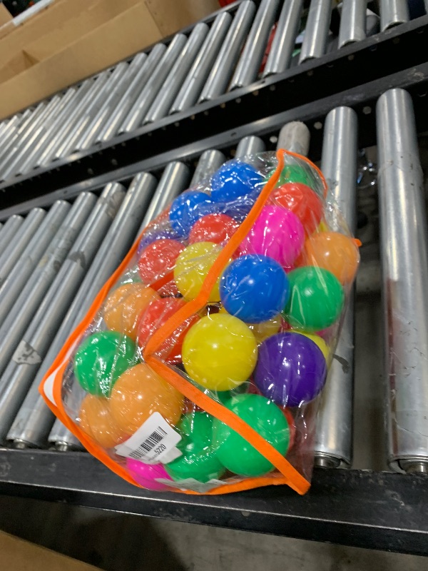 Photo 1 of Vanland Ball Pit Balls for Baby and Toddler Phthalate Free BPA Free Crush Proof Plastic - Multicolored Pit Balls in Reusable Play Toys for Kids with Storage Bag