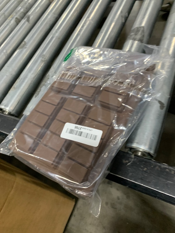 Photo 1 of 6 Cavities Chocolate Bar Molds Deep Silicone Chocolate Molds for Stuffed Bar, Filling Knafeh Pistachio Chocolate Bar Rectangle Wax Melt Candles Molds with 100Pcs Bags (5 Snap) 2Pack
