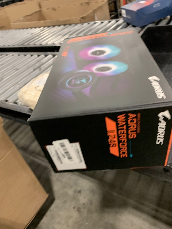 Photo 1 of AORUS WATERFORCE II 240 Liquid CPU Cooler, 240mm Radiator with 2X 120mm Low Noise ARGB Fans, Compatible with Intel LGA1851, LGA1700, and AMD AM5 (GP-AORUS WATERFORCE II 240)