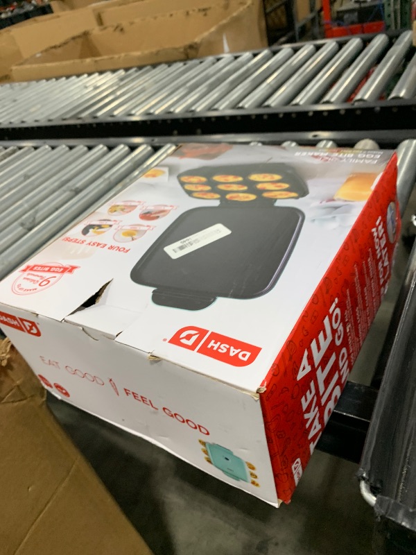 Photo 1 of DASH Sous Vide Style Family Size Egg Bite Maker for Breakfast Bites, Sandwiches, Healthy Snacks or Desserts, Keto & Paleo Friendly (9 Servings), Aqua