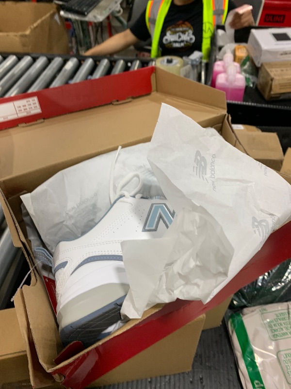 Photo 1 of New Balance Women's 608 V5 Casual Comfort Cross Trainer, White/Light Blue, 8
