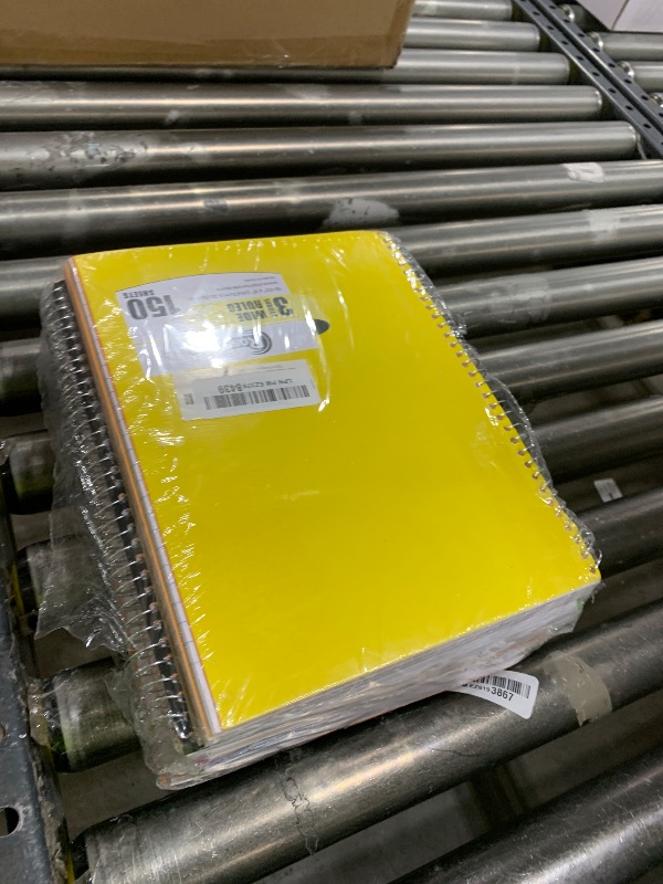Photo 1 of Rosmonde 3 Subject Notebook Wide Ruled, 6 Pack, Long Lasting, Extra Pages - 300 Pages (150 Sheets)
