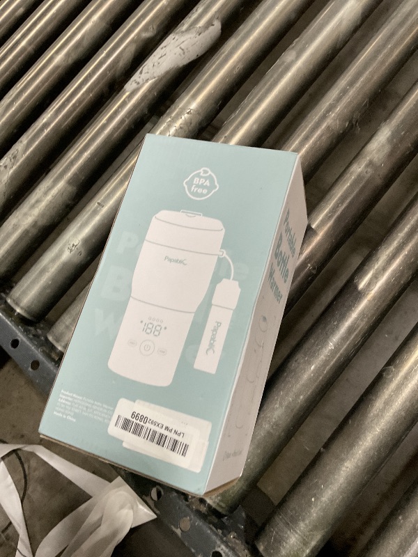 Photo 1 of Papablic Pro Portable Bottle Warmer for Travel – Fast Heating, Built-in Sterilizer, 30W Fast Charge, 5-Temp Control, Easy-Clean Wide Mouth, Baby Milk Warmer for Breastmilk & Formula, Mint Green