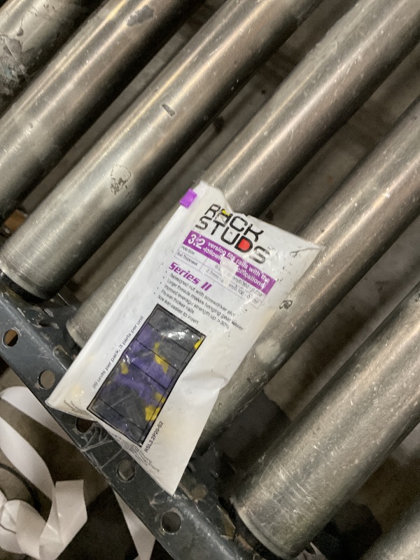 Photo 1 of P20 Rack Mount II - Rack Screws for Server Rack Rails 19" Square Punched Vertical Rails, Perfect Cage Nut Replacement, Rack Nuts, Rack Studs Rack Mount Screws - Purple 3.2mm/0.126" 20-Pack