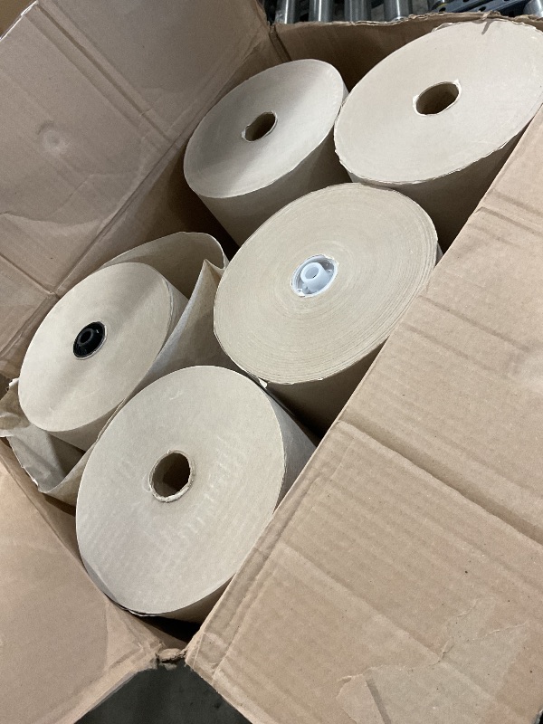 Photo 1 of Pacific Blue Ultra 8" High-Capacity Recycled Paper Towel Rolls by GP PRO (Georgia-Pacific), Brown, 26495, 1,150 Linear Feet Per Roll, 6 Rolls Per Case