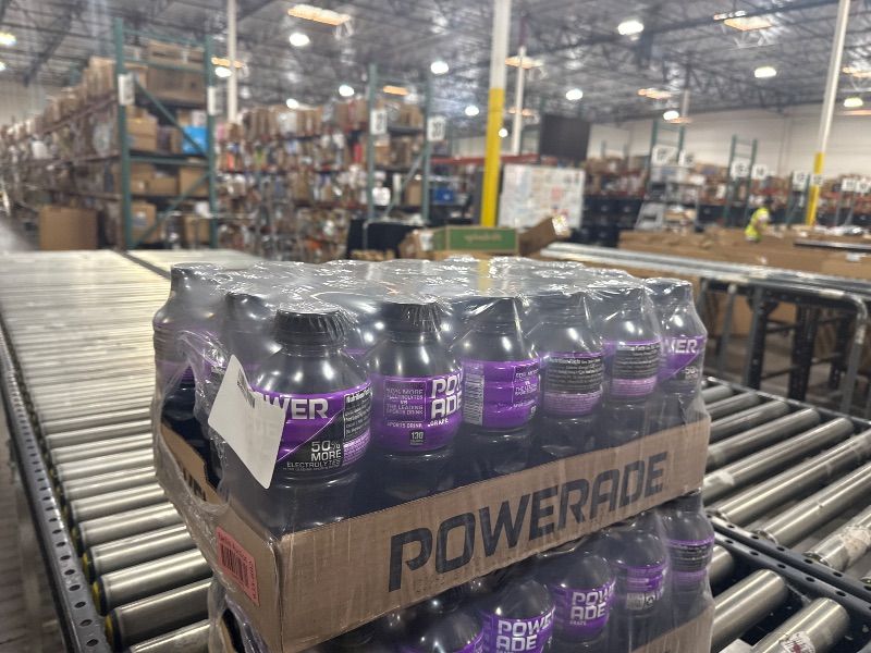 Photo 1 of Powerade Ion4 Electrolyte Sports Drink, Grape Flavor - 20 fl oz bottle 24 PACK 
