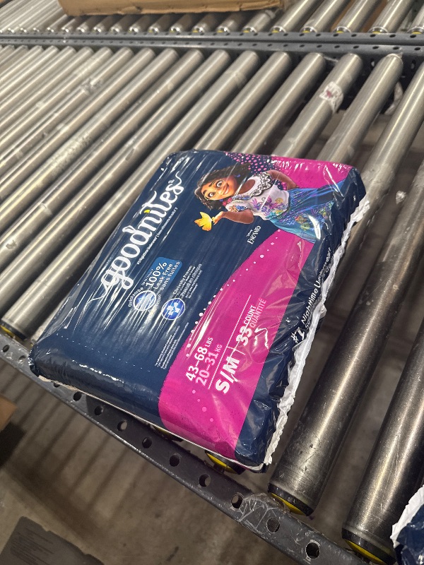 Photo 1 of Goodnites Bedwetting Underwear for Girls, S/M (43-68 lbs), 33 Ct (Select for More)