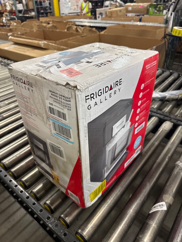 Photo 1 of Frigidaire Gallery, 33 Lbs. Countertop Ice Maker, Nugget Shaped Ice, Stainless Steel Trim, Black