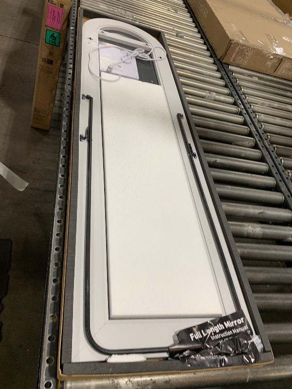Photo 1 of FIRNEWST 16 in. W x 60 in. H LED Light Mirror