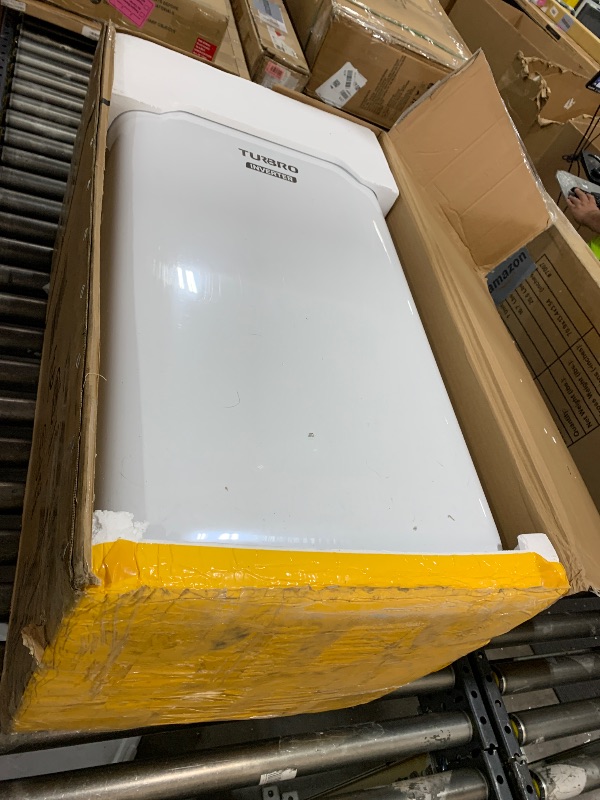 Photo 1 of TURBRO Greenland 14,000 BTU Inverter Portable Air Conditioner, High Efficiency, Quiet Operation, Cools Up to 600 Sq. Ft., Dehumidifier & Fan, with Remote, WiFi, and Alexa/Google Assistant