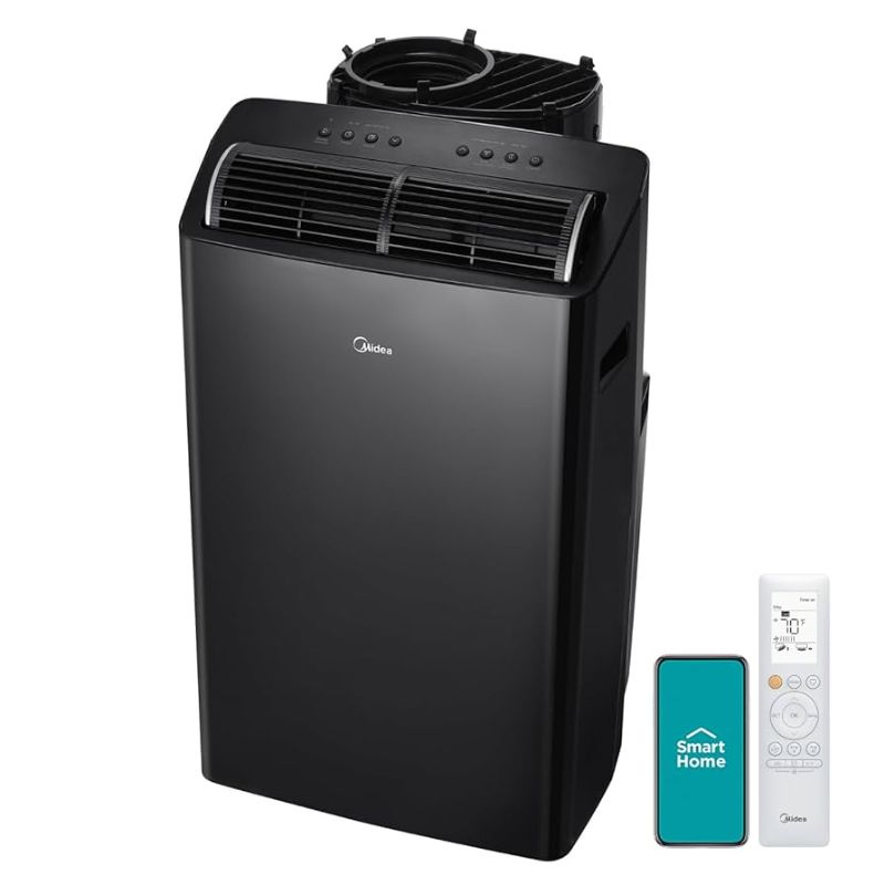 Photo 1 of Midea Duo 14,000 BTU (12,000 BTU SACC) High Efficiency Inverter, Ultra Quiet Portable Air Conditioner, Cools up to 550 Sq. Ft