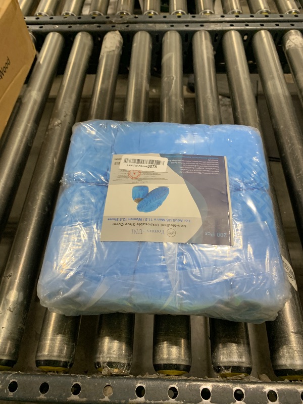 Photo 1 of Shoe Covers Disposable 200 Pack (100 Pairs) | Non-Slip, Durable, Indoor | Protect Your Home, Floors and Shoes