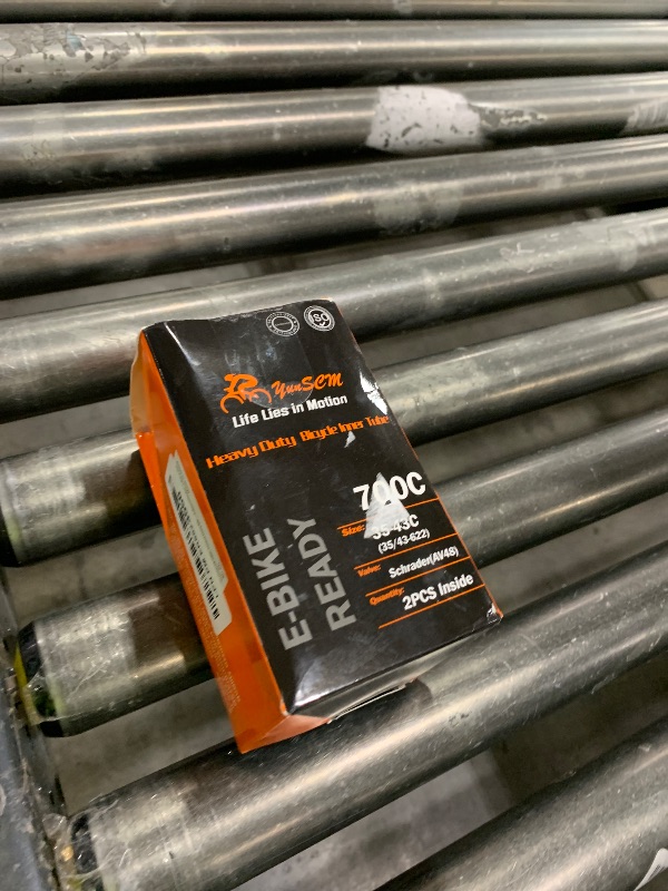 Photo 1 of 700C Heavy Duty Bike Tubes 700x35C/38C/40C/43C AV48 Schrader Valve (35/43-622) 700C Bicycle Inner Tubes Compatible with 700x35C 700x36C 700x37C 700x38C 700x40C 700x42C 700x43C Bike Tire Tubes 2-PCS