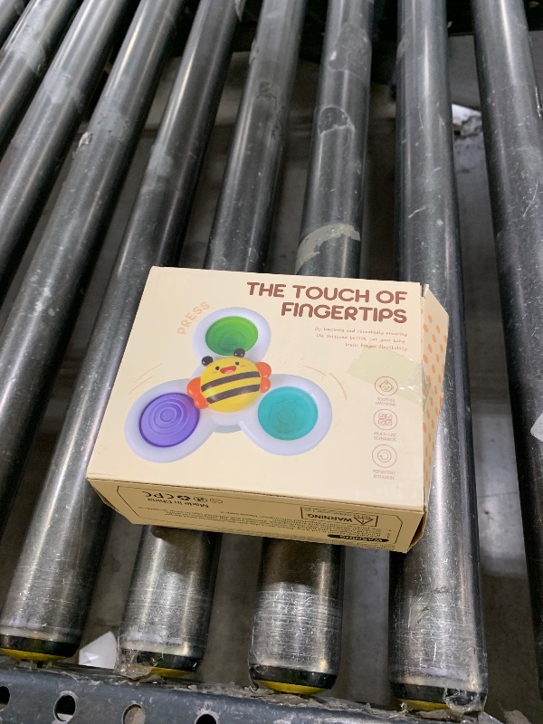 Photo 1 of 3PCS Suction Cup Spinner Toys for 1-2 Year Old Boys Spinning Toys Sensory Toys 