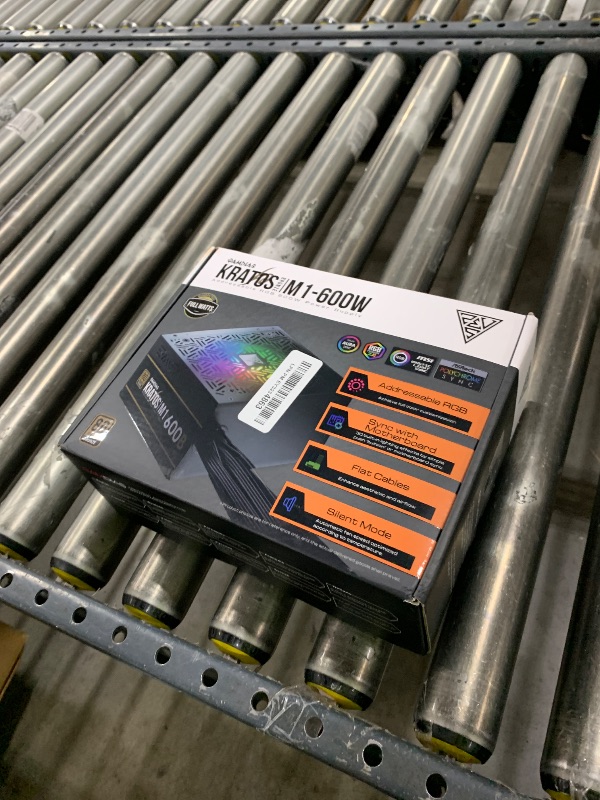 Photo 1 of GAMDIAS 600W Bronze PSU, RGB Gaming PC Power Supplies 600W 80 Plus Bronze Certified 600 Watt PSU for Computers with Active PFC, Kratos M1-600B