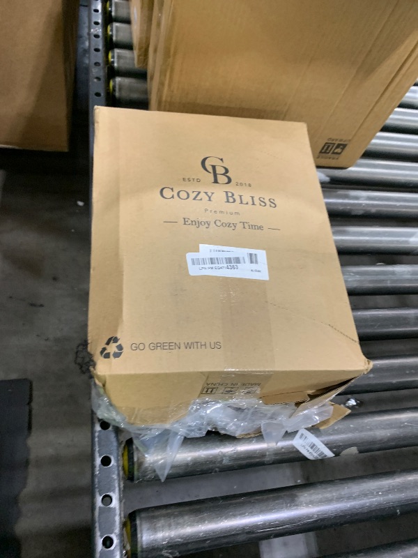Photo 1 of Cozy Bliss Cooling Comforter Seersucker Plaid Queen, Q-Max 0.4 Reversible Lightweight Cooling Blanket, Breathable Silk Smooth Summer Bedding Quilt for Hot Sleepers Night Sweats Khaki