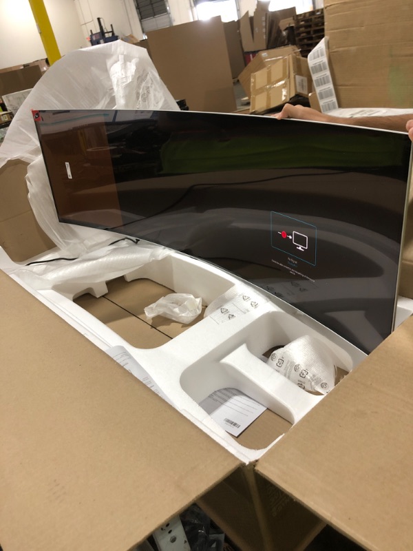 Photo 1 of Samsung 49" Odyssey OLED (G93SC) Series Curved Gaming Monitor w QD-OLED, 240Hz, 0.03ms, DQHD, G-Sync Compatible, AMD FreeSync Premium Pro,Height Adjustable Stand,3 Yr Warranty,LS49CG932SNXZA