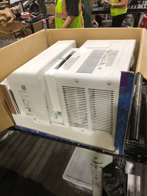 Photo 1 of Midea 8,000 BTU U Shaped Smart Inverter Window Air Conditioner - Cools 350 Sq Ft, Ultra Quiet with Open Window Flexibility - Alexa/Google Assistant Compatible - 35% Energy Savings, Remote 