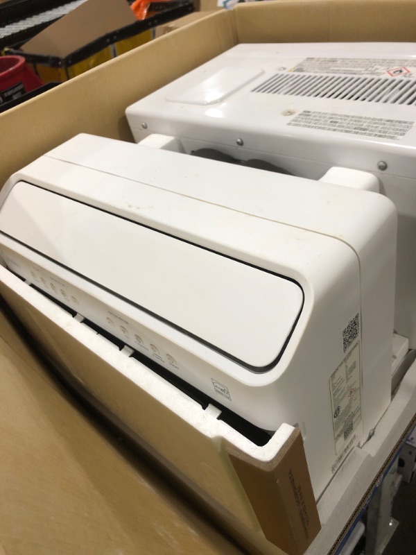 Photo 1 of Midea 8,000 BTU U Shaped Smart Inverter Window Air Conditioner - Cools 350 Sq Ft, Ultra Quiet with Open Window Flexibility - Alexa/Google Assistant Compatible - 35% Energy Savings, Remote 