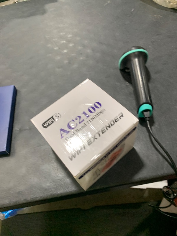 Photo 1 of 2025 AC2100 WiFi Extender - WiFi Extender Signal Booster with Gigabit Ethernet Port, WiFi Booster Dual-Band(5.8G&2.4G) Coverage to 12888 sp.ft, Faster Speed, Compatible with Multiple Devices
