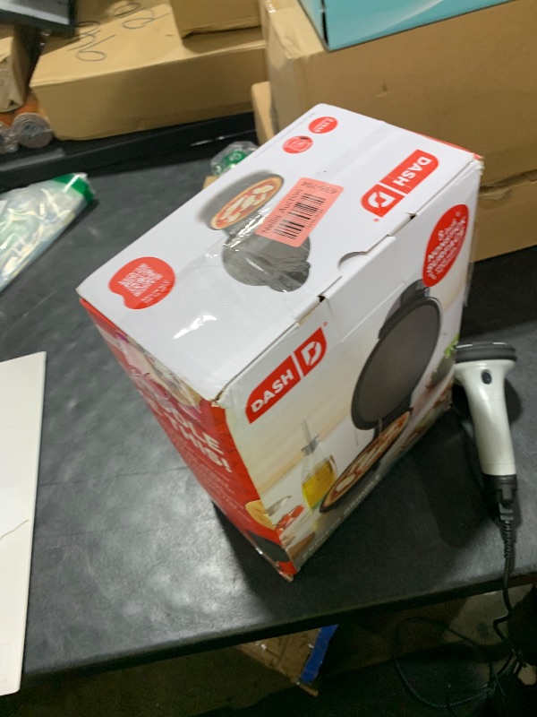 Photo 1 of DASH 8” Express Electric Round Griddle for for Pancakes, Cookies, Burgers, Quesadillas, Eggs & other on the go Breakfast, Lunch & Snacks - Aqua