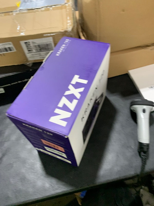 Photo 1 of NZXT Kraken 120 - All-in-One RGB CPU Liquid Cooler - Infinity Mirror Design - Powered by CAM