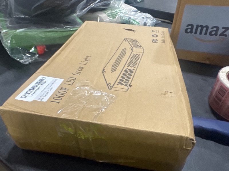 Photo 1 of TATU 1000w LED Grow Light for Indoor Plants, Full Spectrum Plant Light Growing Lamp for Hydroponic Indoor Plant Veg and Flower for Grow Tent (Actual Power 100W=1000W HPS)