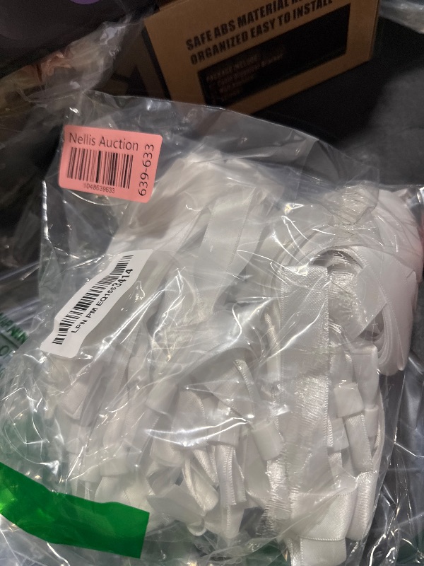 Photo 1 of Green-Power America 100 Pcs Cloth Event Wristbands, Event Wristbands, Colored Wrist Bands for Events, for Lightweight Concert Wrist Strap for Activities, Party Bracelets for Events (Color : White)