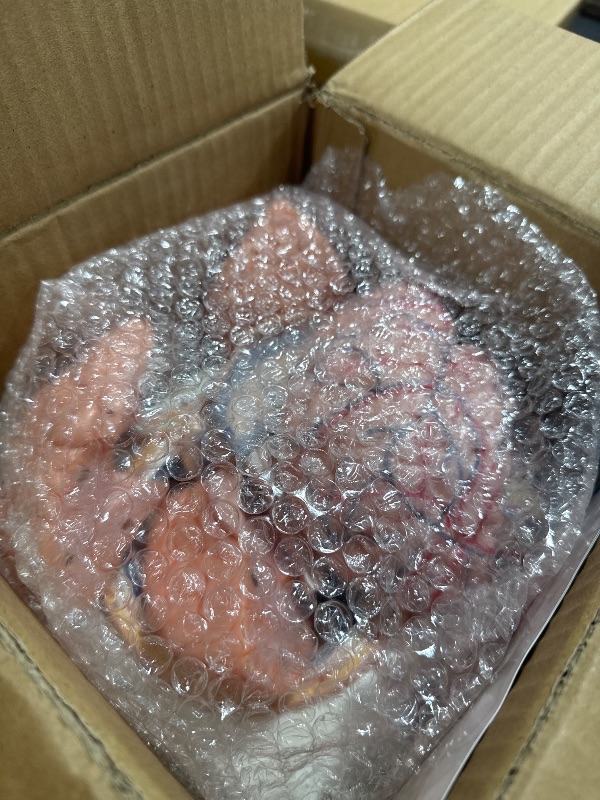 Photo 1 of EVOTECH SCIENTIFIC Human Brain Model w/Arteries, 7 Parts Life Size Anatomy Brain Model on a Base Show Horizontal Plain Through Eyeball Level for Science Classroom Study Display, Manual Included