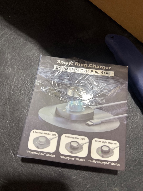 Photo 1 of Compatible with Oura Ring Gen 4 Charger - Size 5 - Charging Dock and USB-C Cable Replacement Accessories (NOT Compatible for Oura Ring 3)