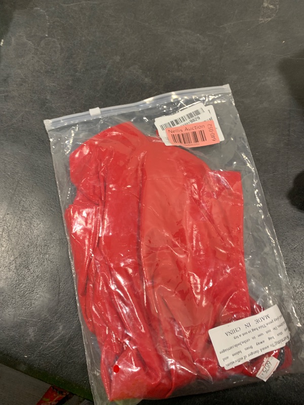 Photo 1 of Panegy Women's Hollow Out Shiny Leotard PVC Faux Leather Jumpsuit Shiny Skinny Clubwear Wet Look Lingerie Costume Dancewear Bodycon Red US M