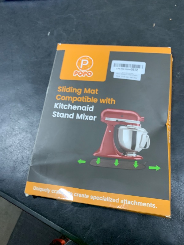 Photo 1 of Mixer Slider Mat for Kitchen aid Stand Mixer With 2 Black Mixer Accessories,Kitchen aid Mixer Slider Mat Compatible with Kitchen aid 4.5-5 Qt Tilt-Head Stand Mixer