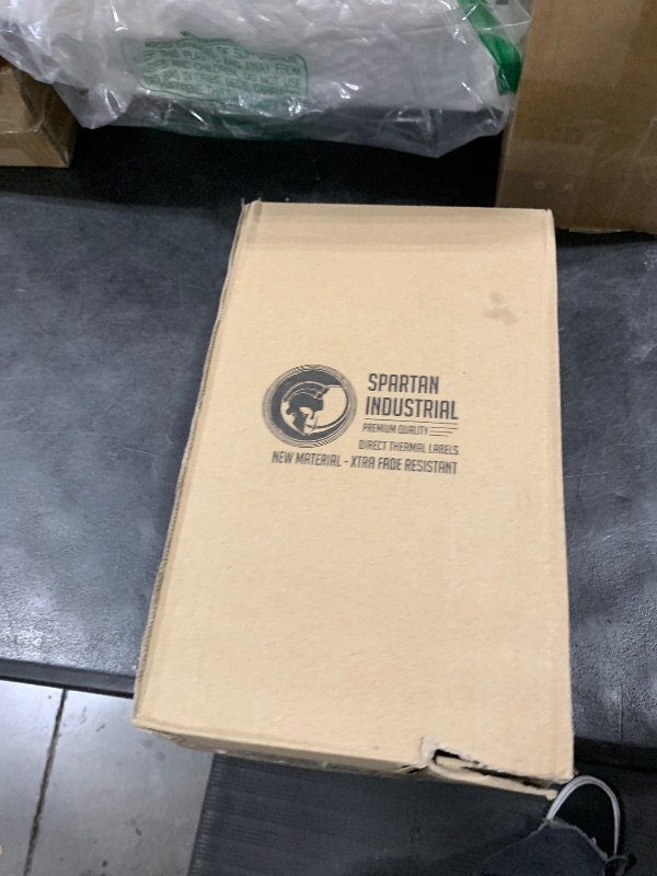 Photo 1 of Spartan Industrial - 2" X 1” Direct Thermal Labels, Perforated UPC Barcode FBA Labels, Compatible with Rollo & Zebra Desktop Printers - 10 Rolls, 1300/Roll