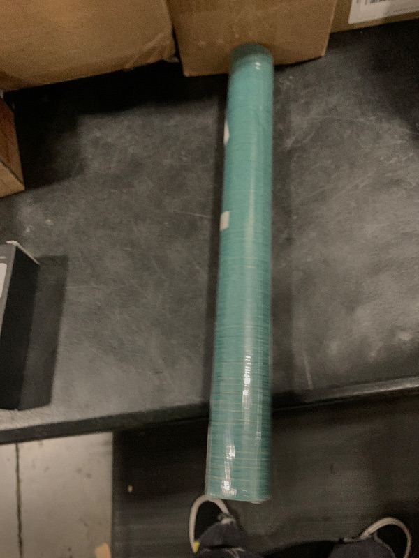Photo 1 of Qianglive Teal Green Grasscloth Peel and Stick Wallpaper Texture Contact Paper 15.7"x120" Vintage Wallpaper Removable Waterproof Wall Paper for Room Walls Cabinets Furniture Drawers Desk