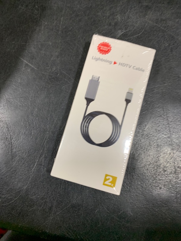 Photo 1 of Apple MFi Certified Lightning to HDMI Adapter for Phone to TV,Compatible with iPhone,iPad, Sync Screen Connector Directly Connect on HDTV/Monitor/Projector NO Need Power Supply,Support IOS11.0