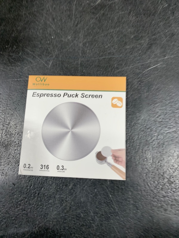 Photo 1 of Wollibao 3 Pack Espresso Puck Screen for Flair espresso Coffee Maker, 316 Stainless Steel 0.2mm Ultra-Thin Coffee Espresso Filter Screen for Espresso Portafilter Filter Basket, 58.5mm
